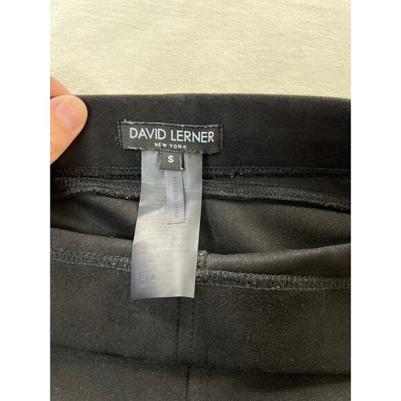 David Lerner New York Barlow Faux Suede Soft Legging Pant Black Small 4-6 - Picture 5 of 8